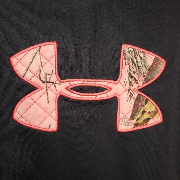Under Armour Storm Black and Pink Camo Hoodie Size M - Picture 4 of 9